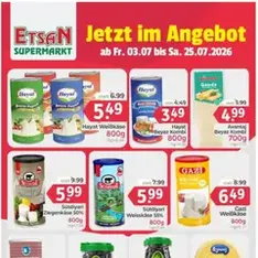 ETSAN Flugblatt - Prospekt Vorschau gültig ab 03.07.2026