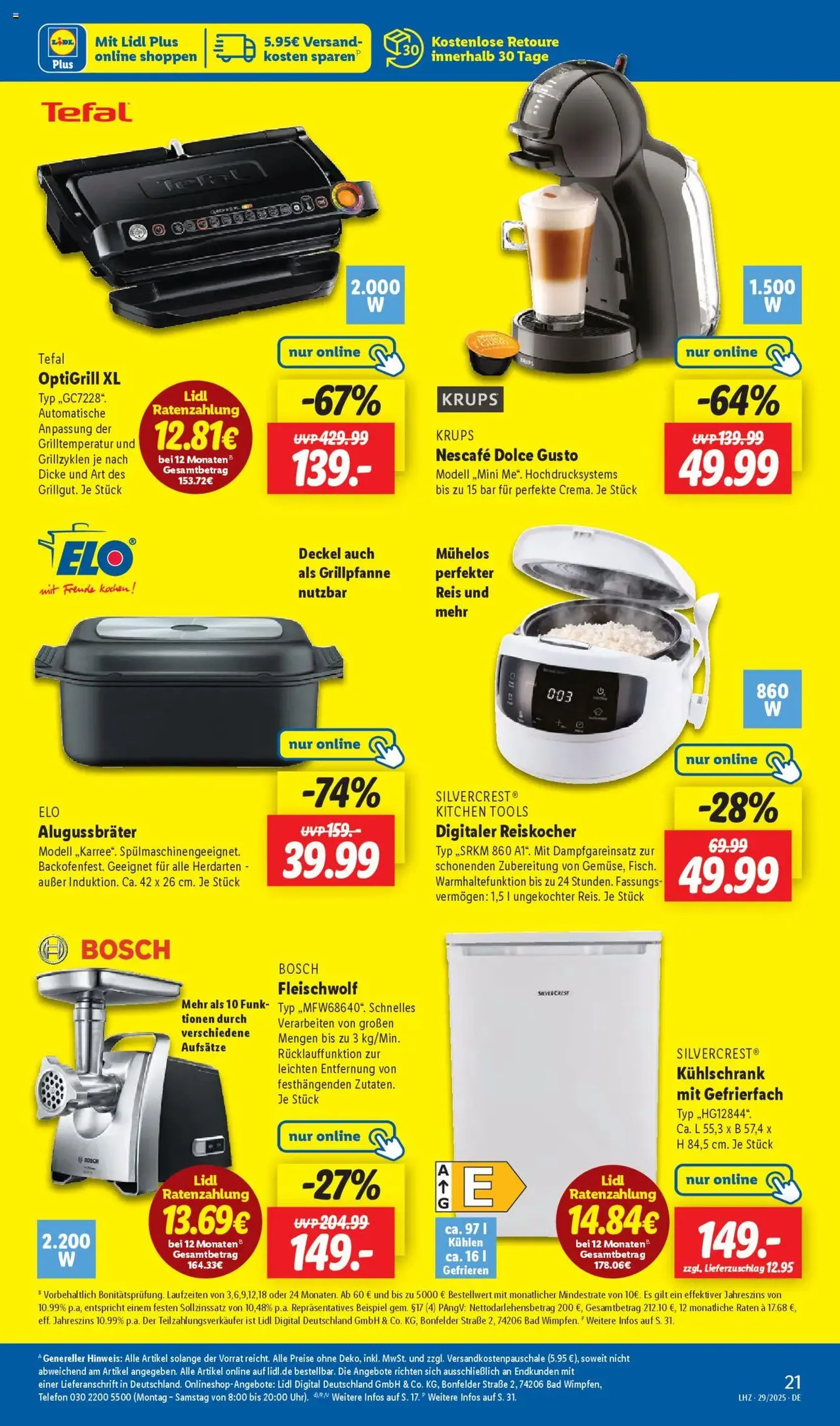 Lidl Prospekt - Gültiger Prospekt ab 14.07.2025, Seite 29 von insgesamt 65