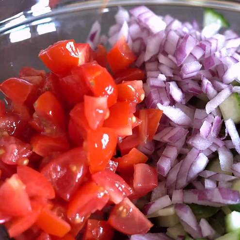 Insalata di farro fredda - procedimento 1