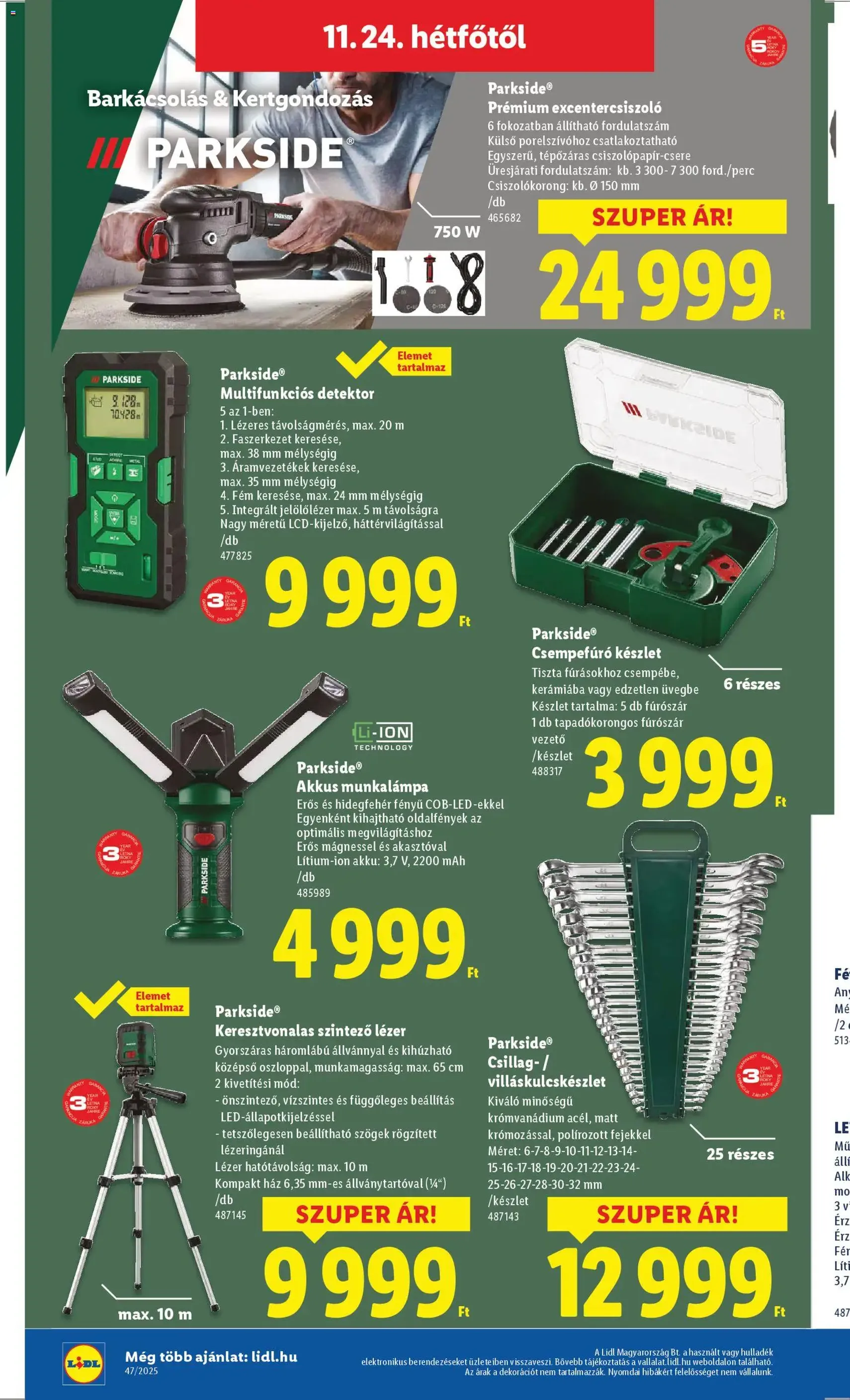 Lidl Black Friday - 2025.11.20. érvényes szórólap 44 oldal 66 oldalból