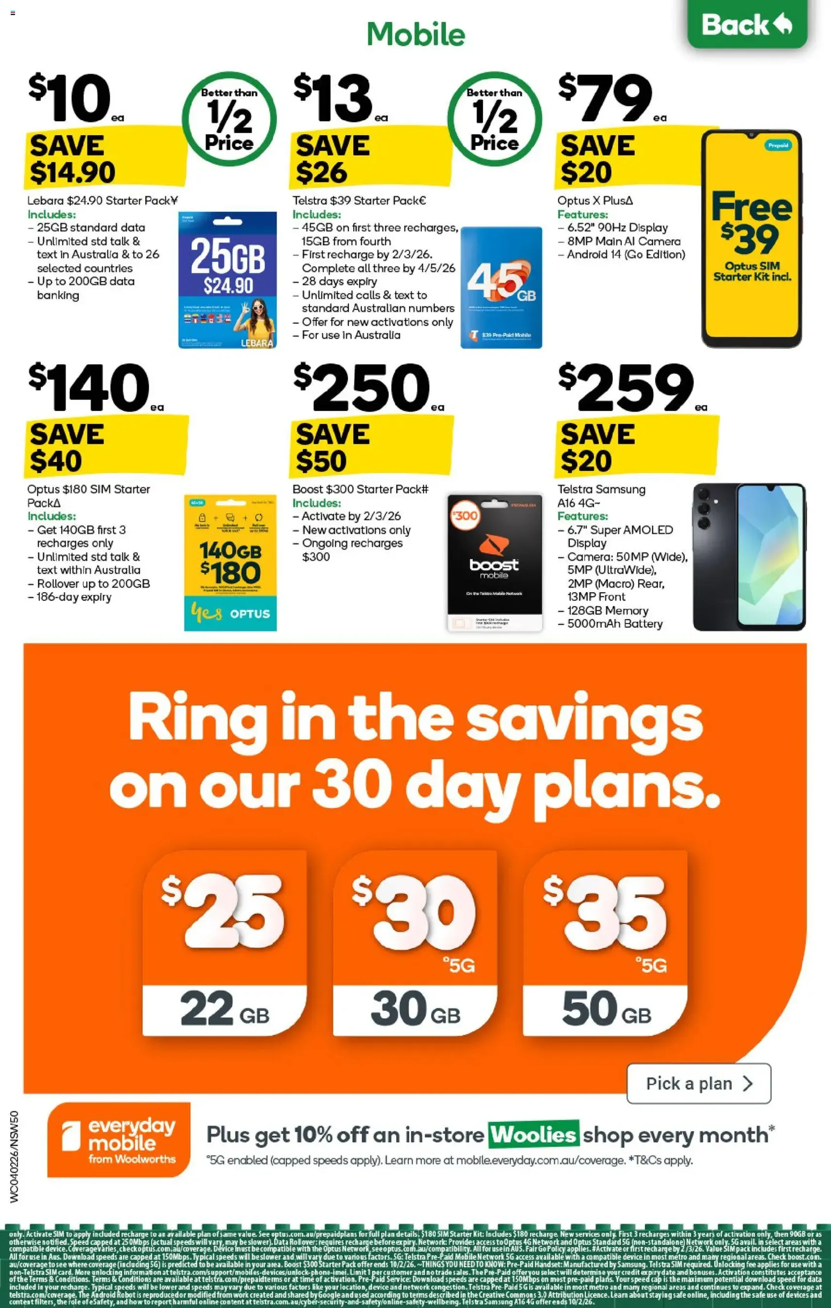 Weekly catalogue Woolworths 04/02 - valid flyer from 04/02/2026, page 50 of 50