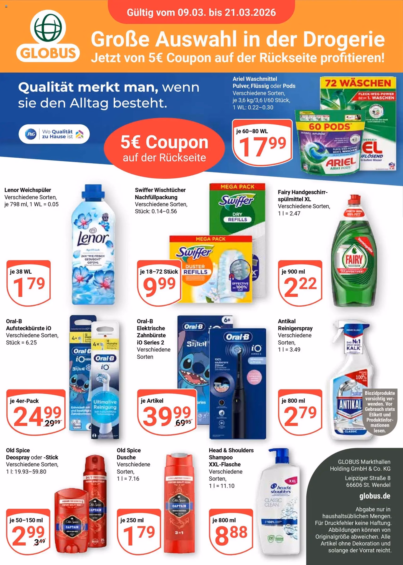 Globus Prospekt - Gültiger Prospekt ab 16.03.2026, Seite 32 von insgesamt 33