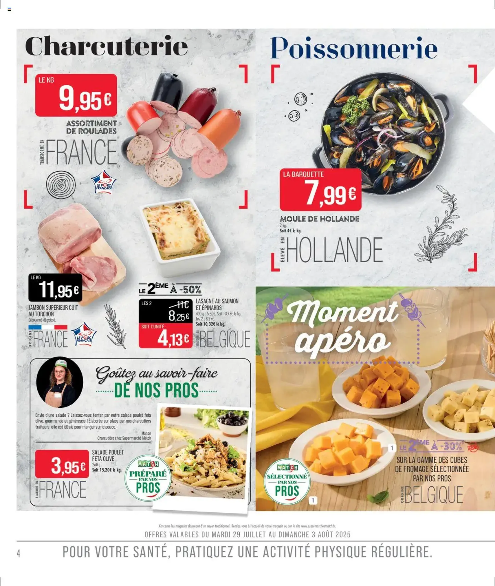 Match Supermarché catalogue - brochure valable à partir du 29/07/2025, page 4 sur 22 Match Supermarché catalogue - brochure valable à partir du 29/07/2025, page 4 sur 22