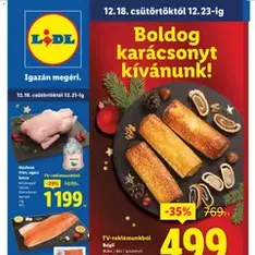 Lidl Akciós újság - szórólap előnézete érvényes 2025.12.18. -tól