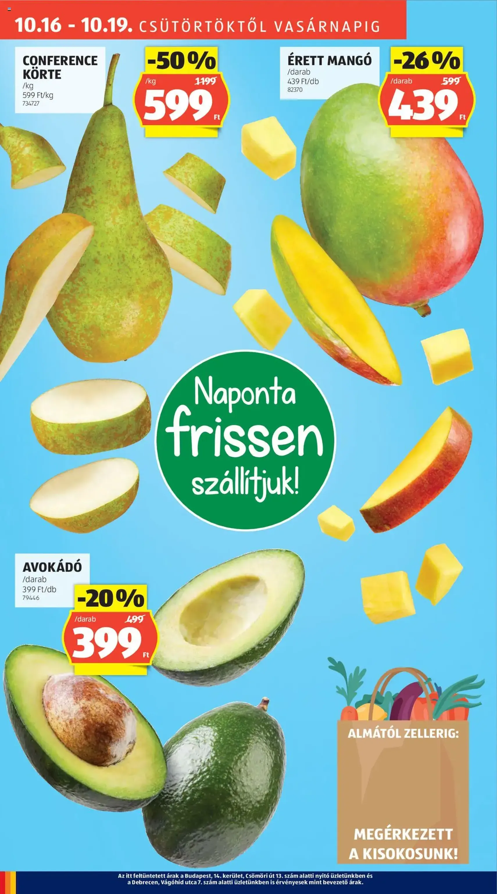 Aldi Akciós újság - 2025.10.16. érvényes szórólap 10 oldal 50 oldalból Aldi Akciós újság - 2025.10.16. érvényes szórólap 10 oldal 50 oldalból