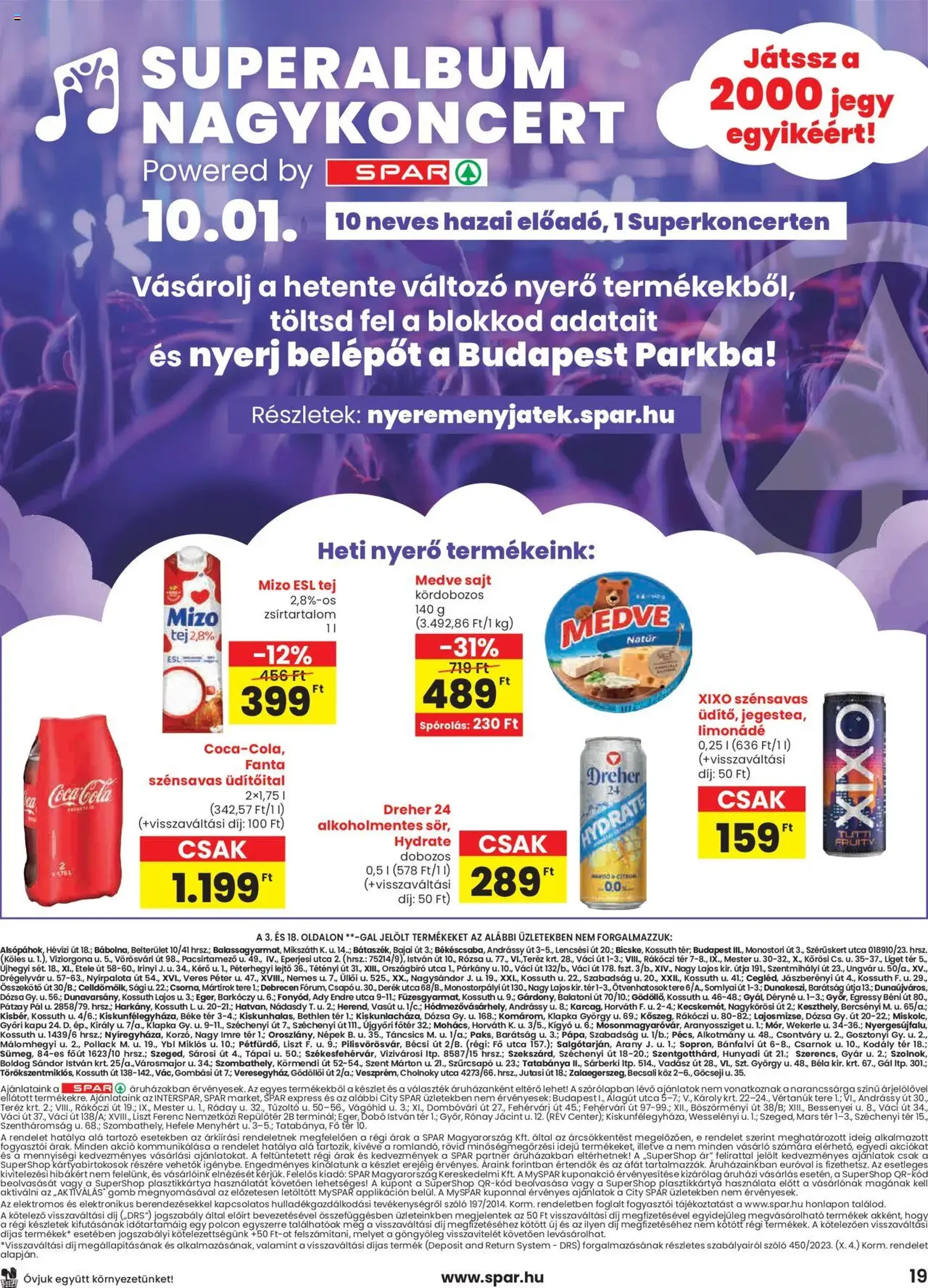 Spar Akciós újság - 2025.08.28. érvényes szórólap 19 oldal 20 oldalból Spar Akciós újság - 2025.08.28. érvényes szórólap 19 oldal 20 oldalból