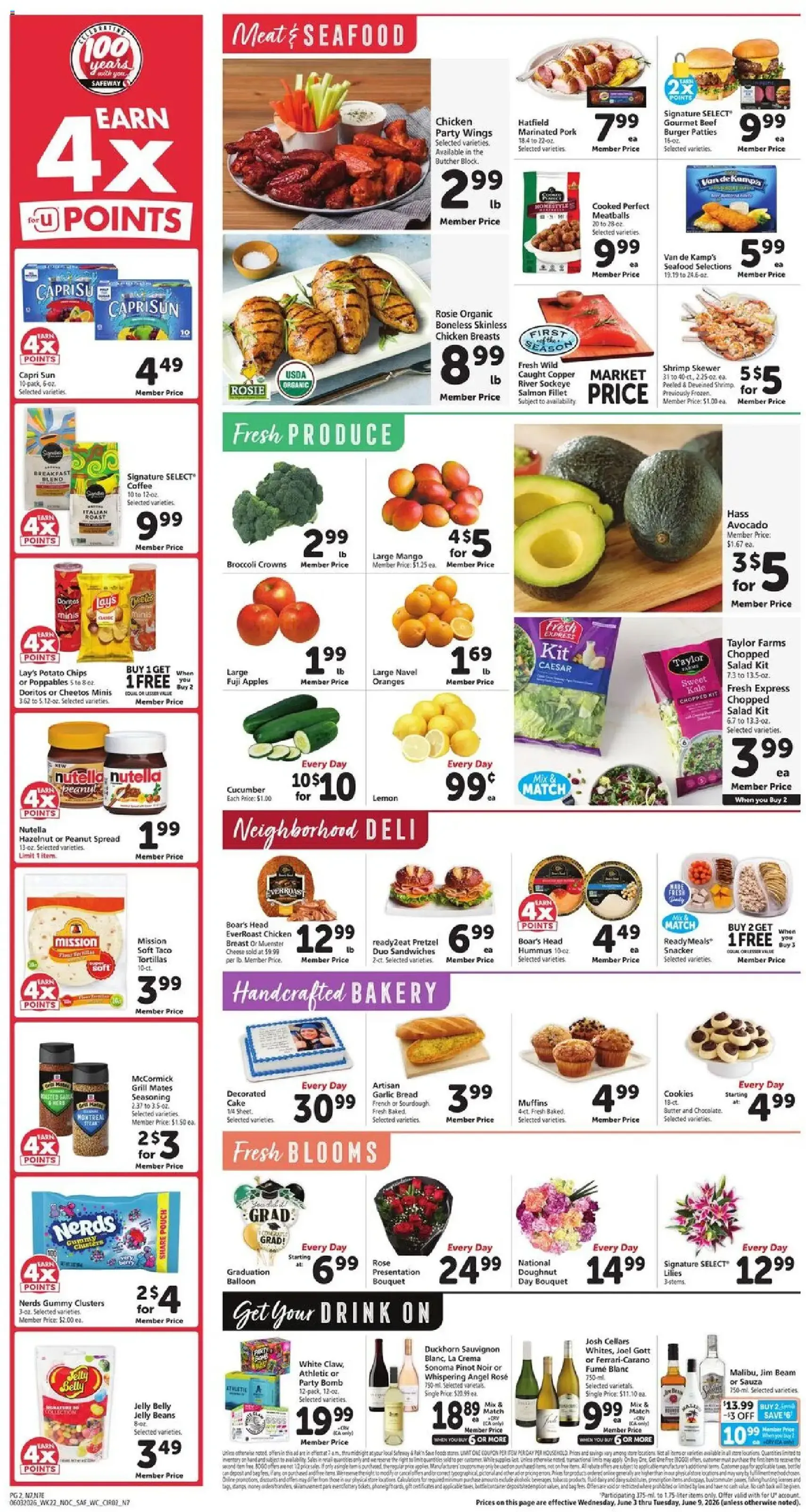 Safeway Weekly Ad - valid flyer from 06/03/2026, page 2 of 11