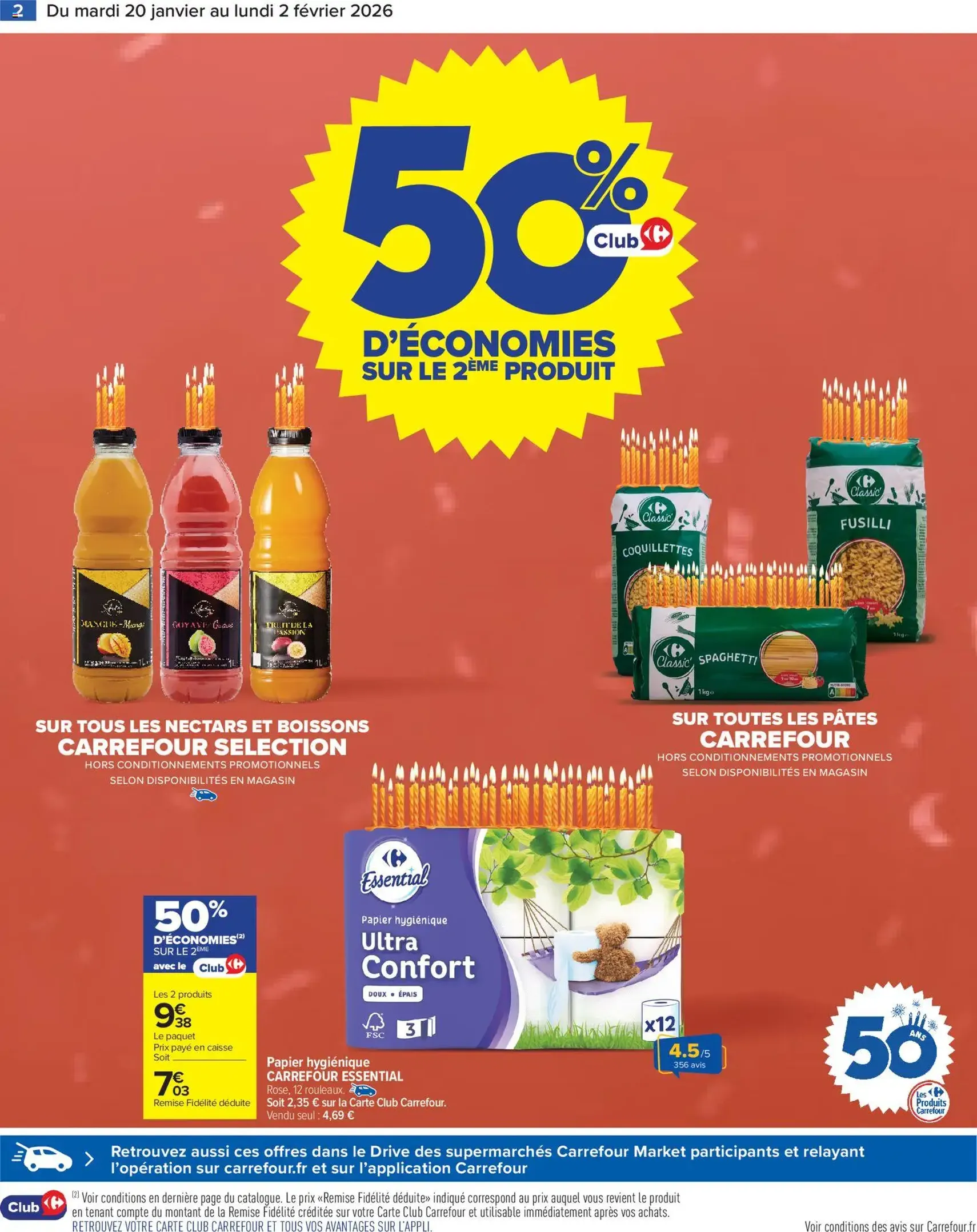 Carrefour Market catalogue semaine 4 - brochure valable à partir du 20/01/2026, page 4 sur 16