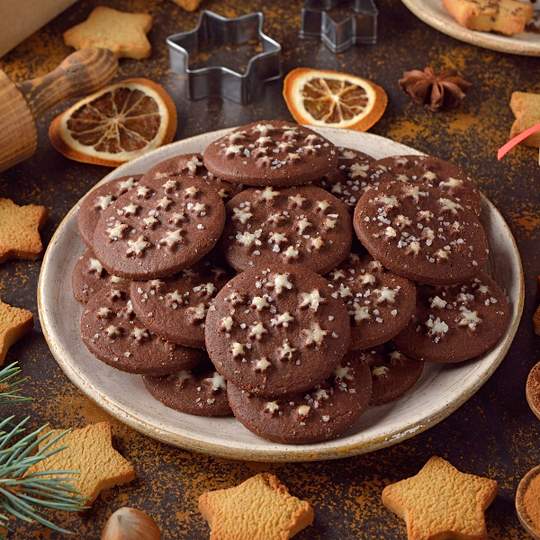 Previzualizare rețetă Produse de patiserie de Crăciun cu ciocolată