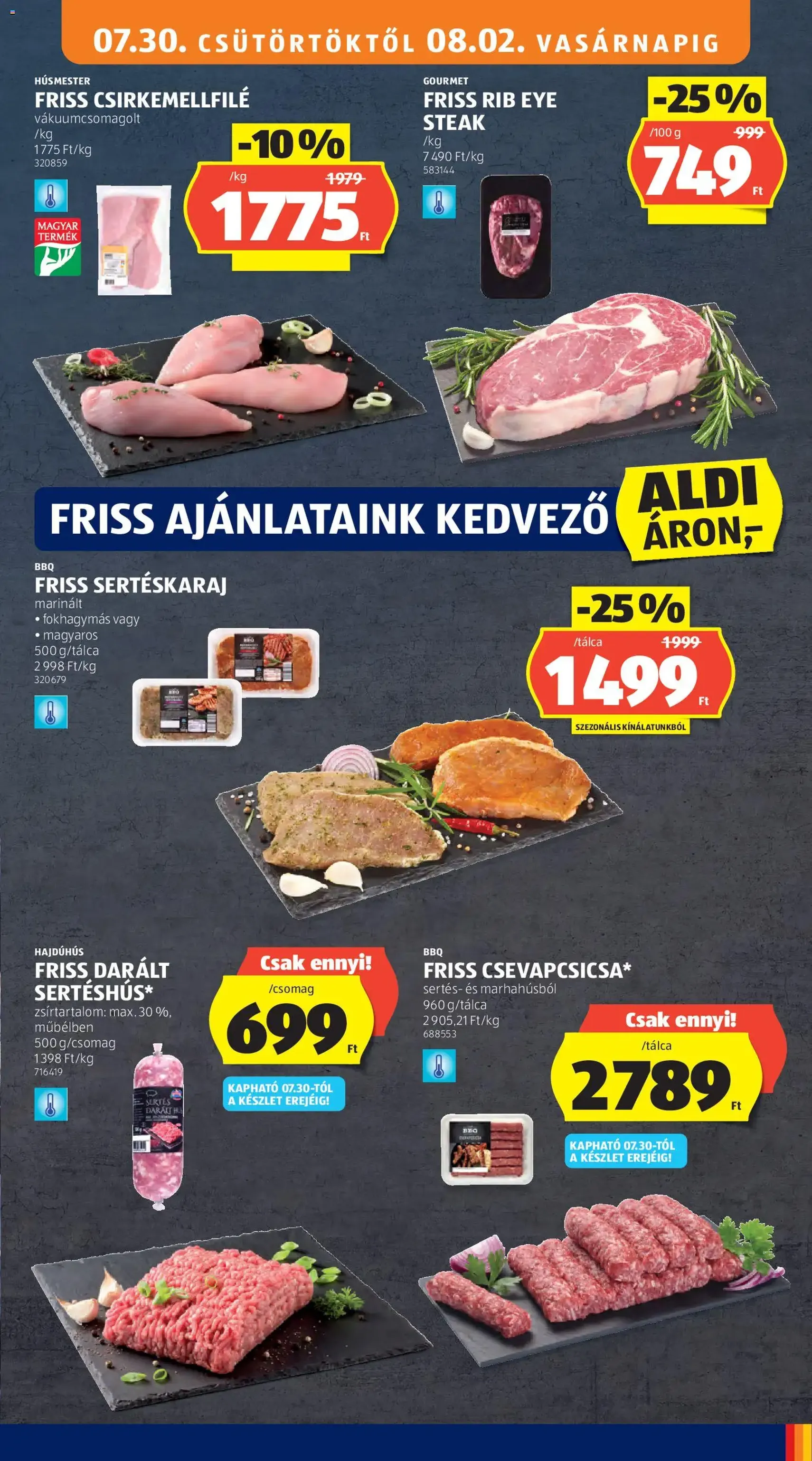 Aldi akciós újság - 2026.07.30. érvényes szórólap 11 oldal 54 oldalból