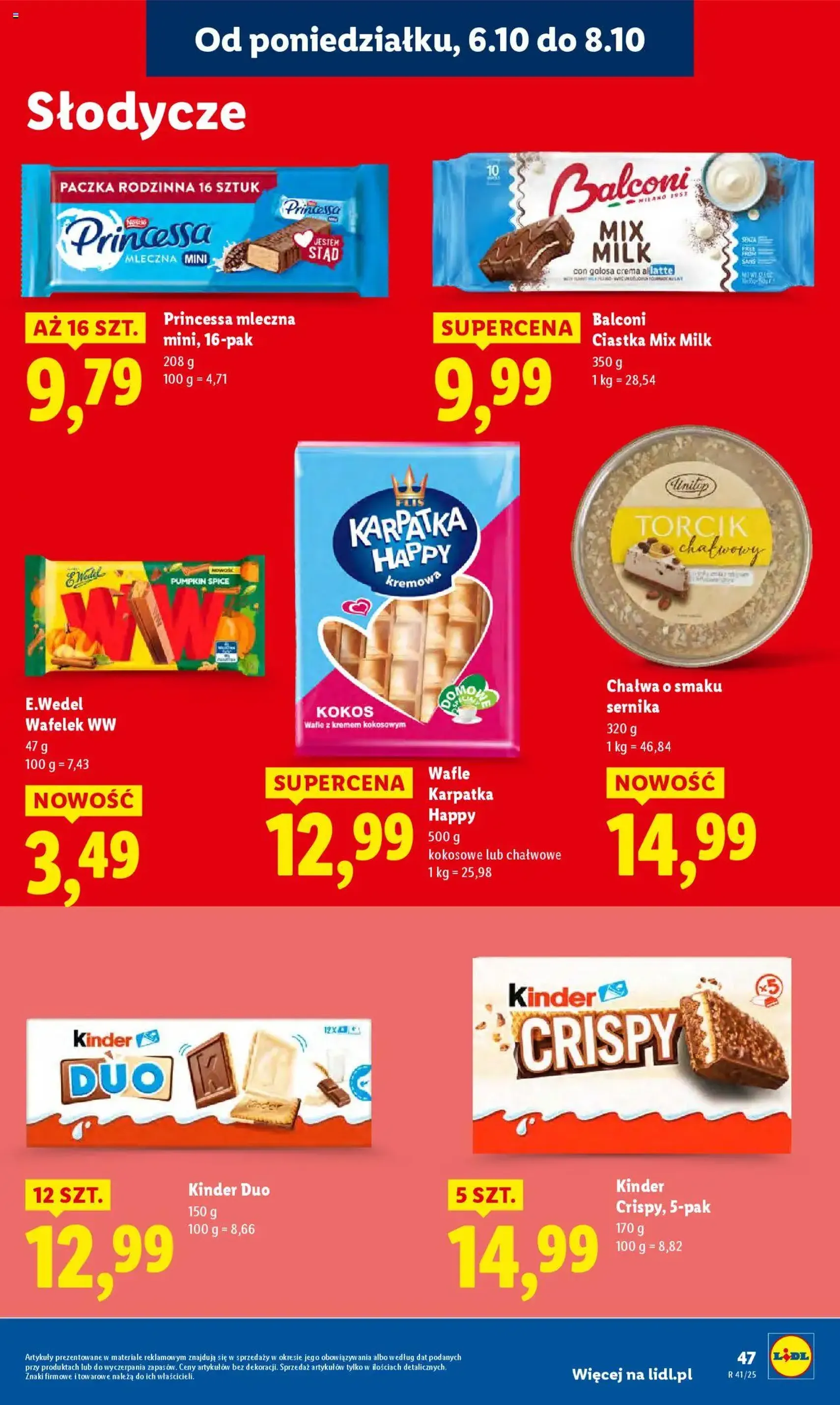 Lidl Gazetka - ważny gazetka od 06.10.2025 strona 47 z 72 Lidl Gazetka - ważny gazetka od 06.10.2025 strona 47 z 72