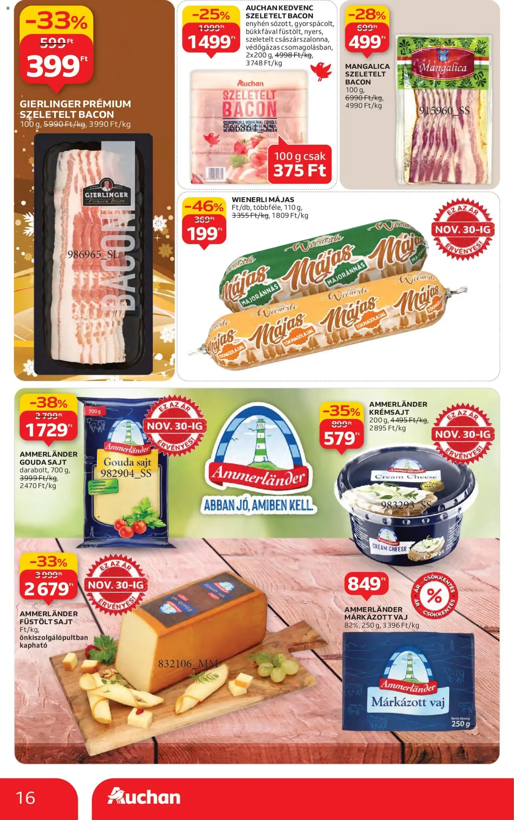 Auchan Akciós újság - 2025.11.27. érvényes szórólap 16 oldal 82 oldalból