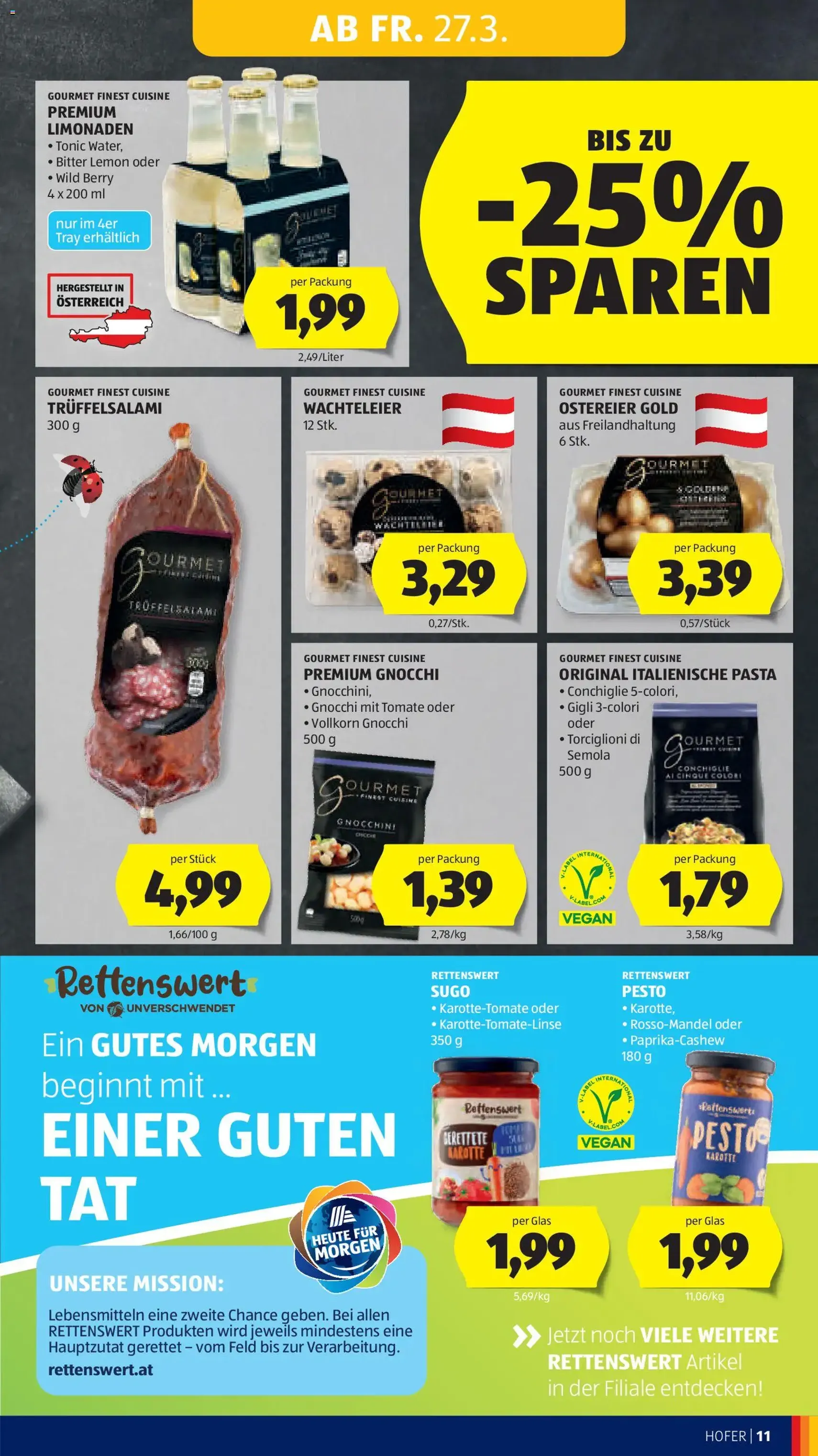 Hofer Flugblatt - Gültiger Prospekt ab 27.03.2026, Seite 15 von insgesamt 46