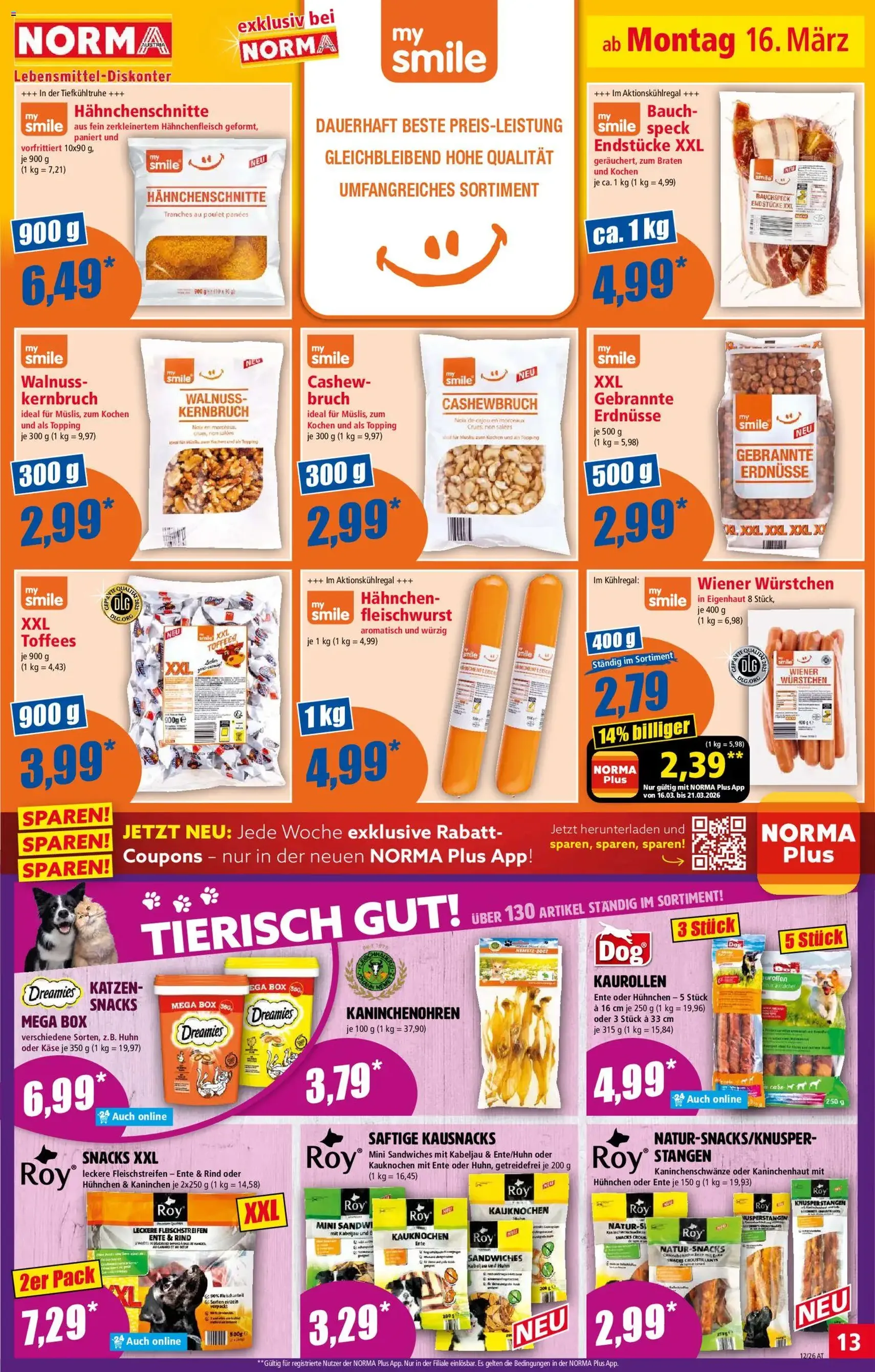 Norma Flugblatt - Gültiger Prospekt ab 16.03.2026, Seite 13 von insgesamt 20