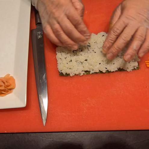 Uramaki - procedimento 1