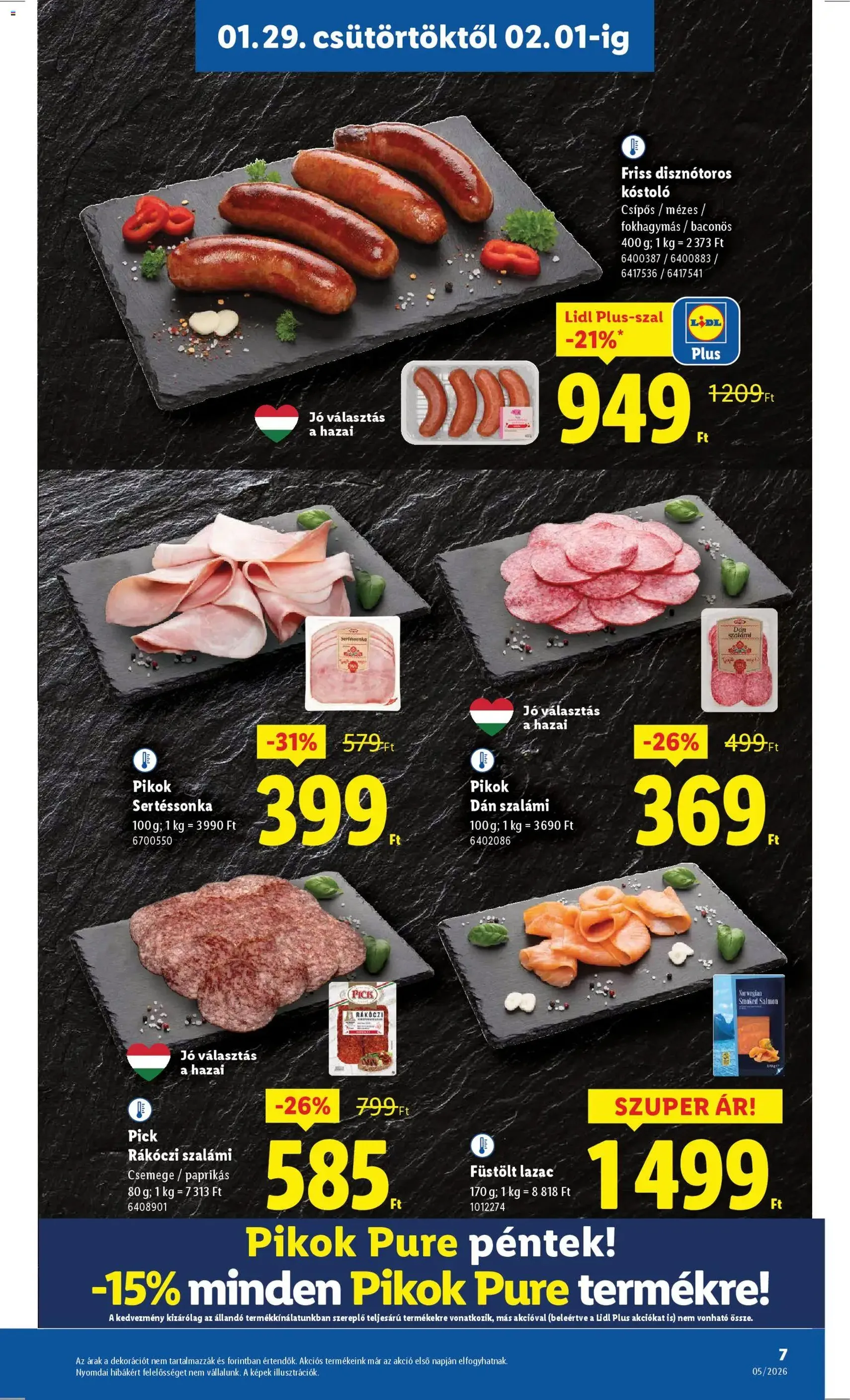 Lidl Akciós újság - 2026.01.29. érvényes szórólap 7 oldal 54 oldalból