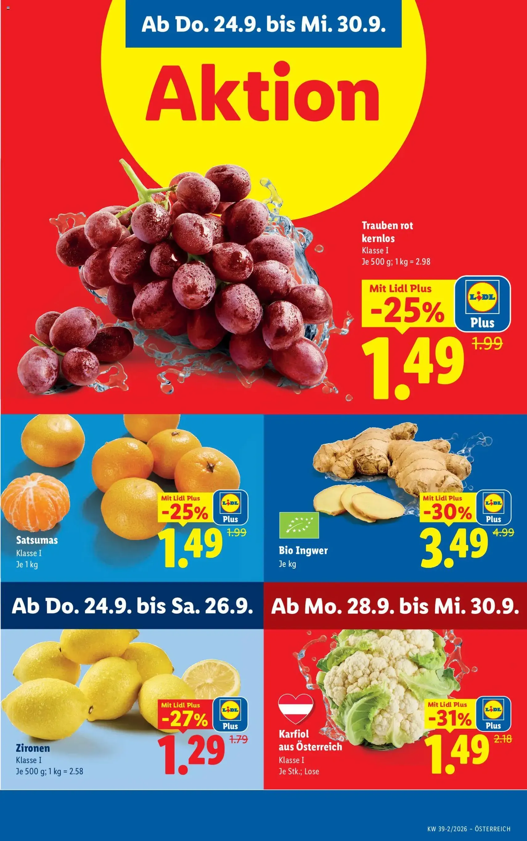 Lidl - Flugblatt - Gültiger Prospekt ab 24.09.2026, Seite 4 von insgesamt 55