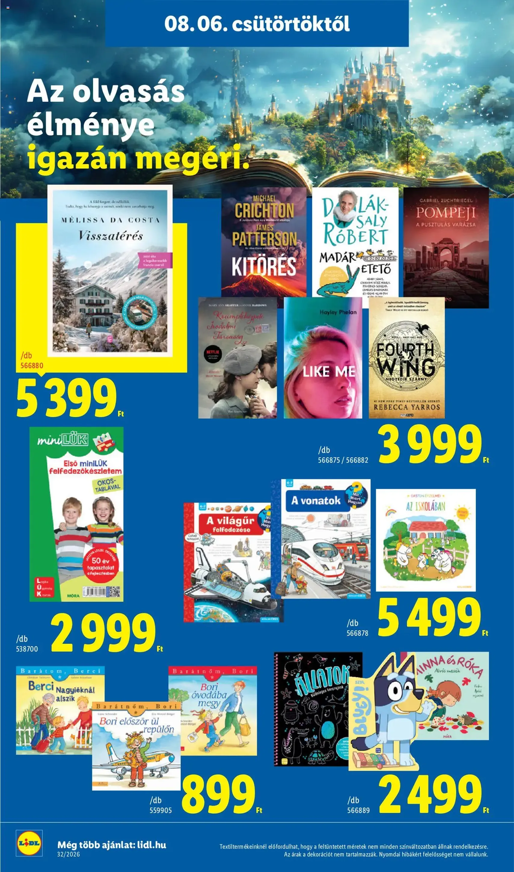 Lidl akciós újság - 2026.08.06. érvényes szórólap 34 oldal 80 oldalból