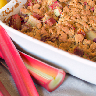 Recipe preview Easy Healthy Apple and Rhubarb Crumble