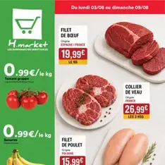 Hmarket catalogue - Prévisualisation du catalogue valable à partir du 03/08/2026