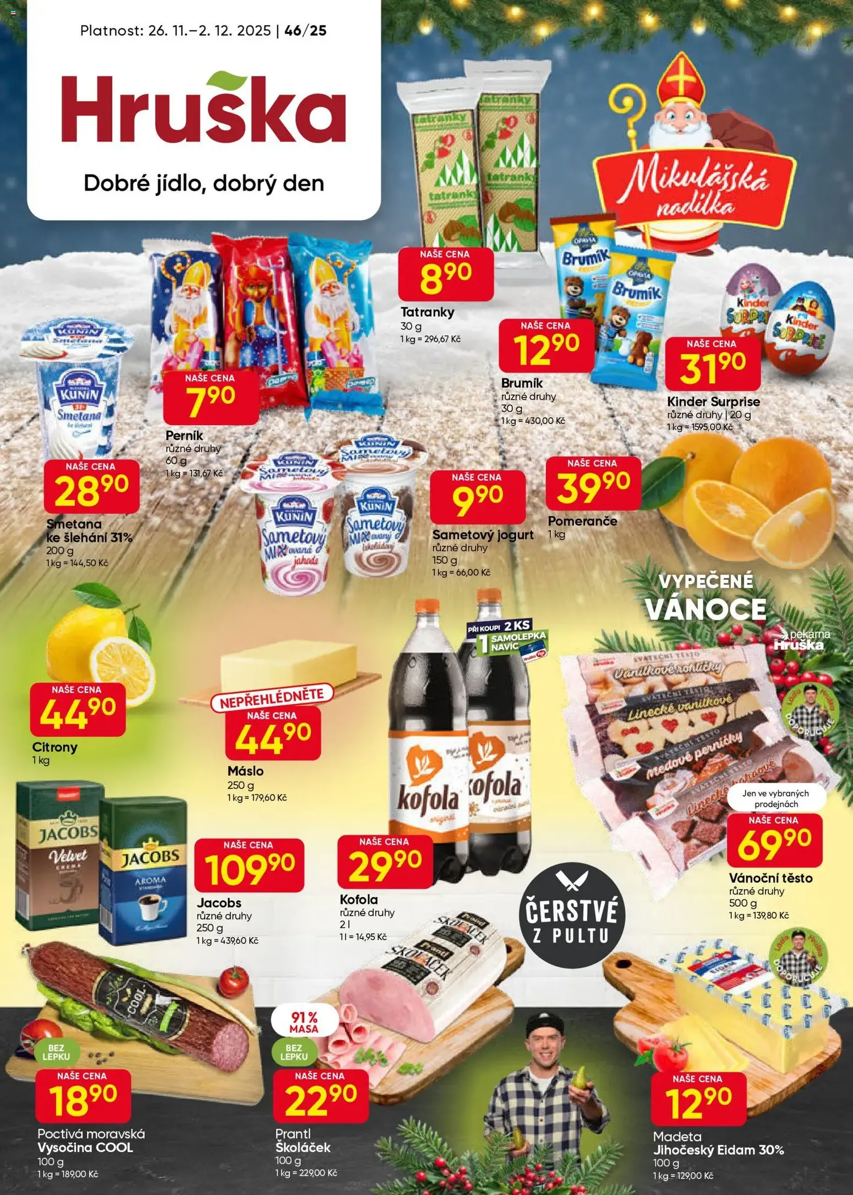 Hruška leták - platný leták od 26.11.2025 strana 1 z 12