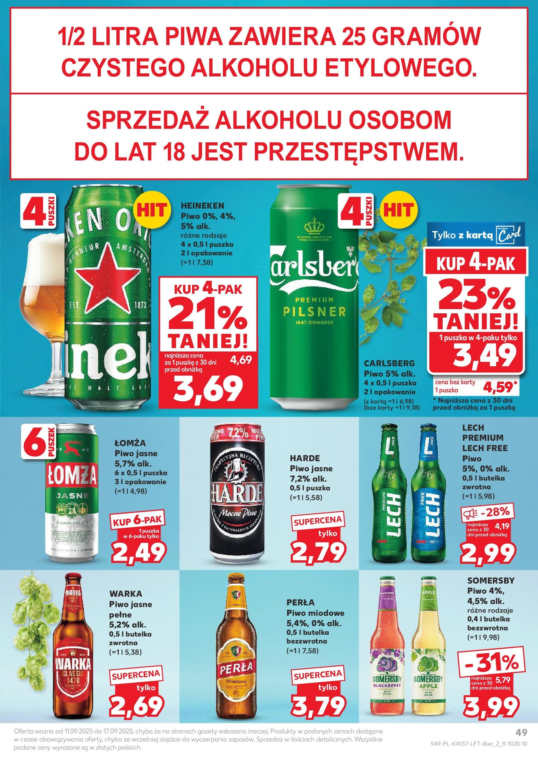 Kaufland gazetka - ważny gazetka od 11.09.2025 strona 49 z 61 Kaufland gazetka - ważny gazetka od 11.09.2025 strona 49 z 61