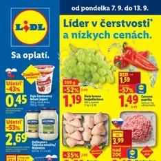 Lidl leták - náhľad letáku platný od 07.09.2026