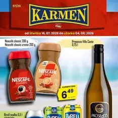 KARMEN CBA leták - náhľad letáku platný od 16.07.2026