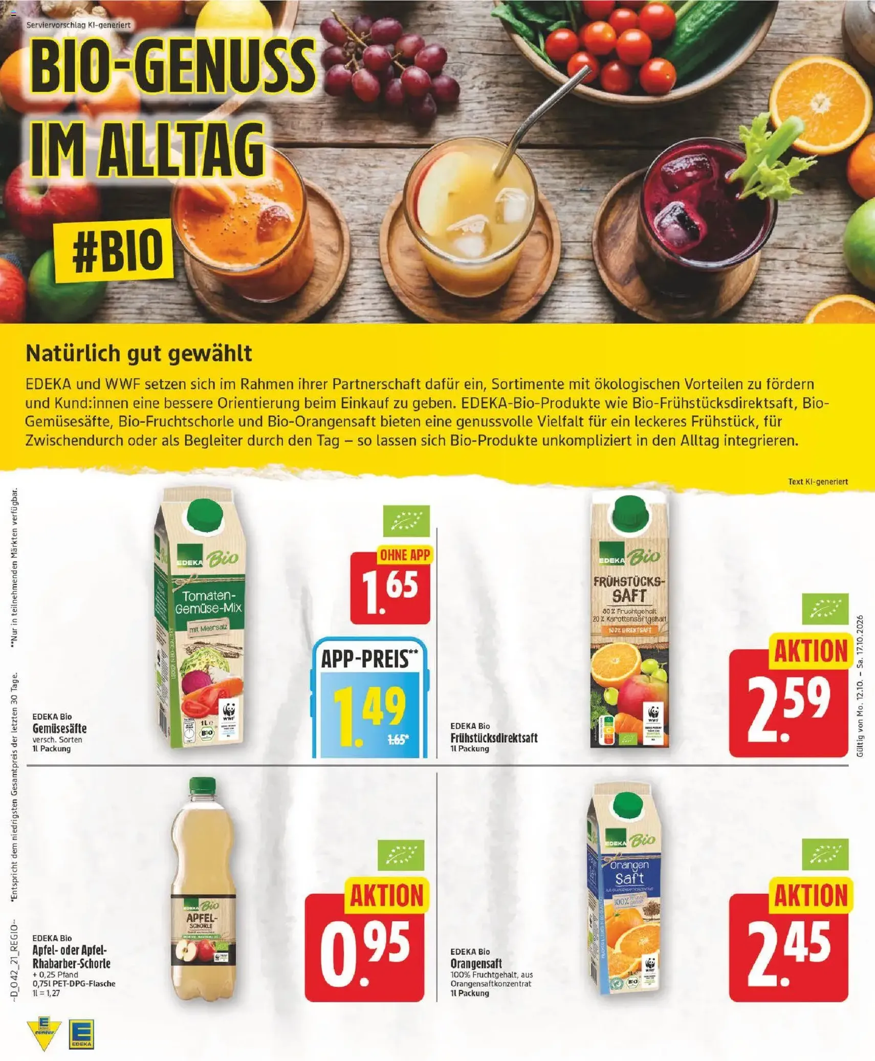 Edeka Prospekt - Gültiger Prospekt ab 12.10.2026, Seite 21 von insgesamt 27