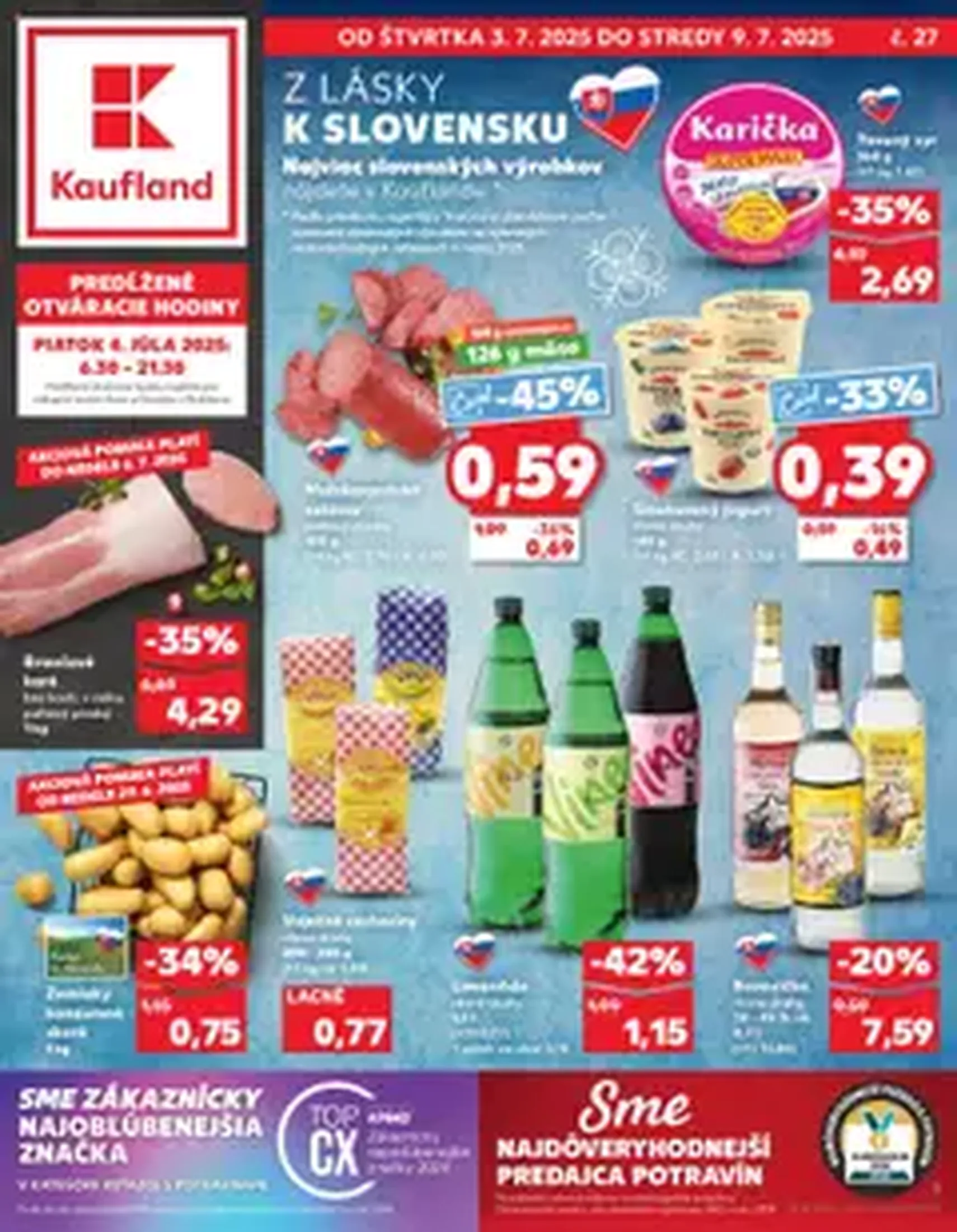 Kaufland Bratislava-Dúbravka - platný leták od 03.07.2025 strana 1 z 1
