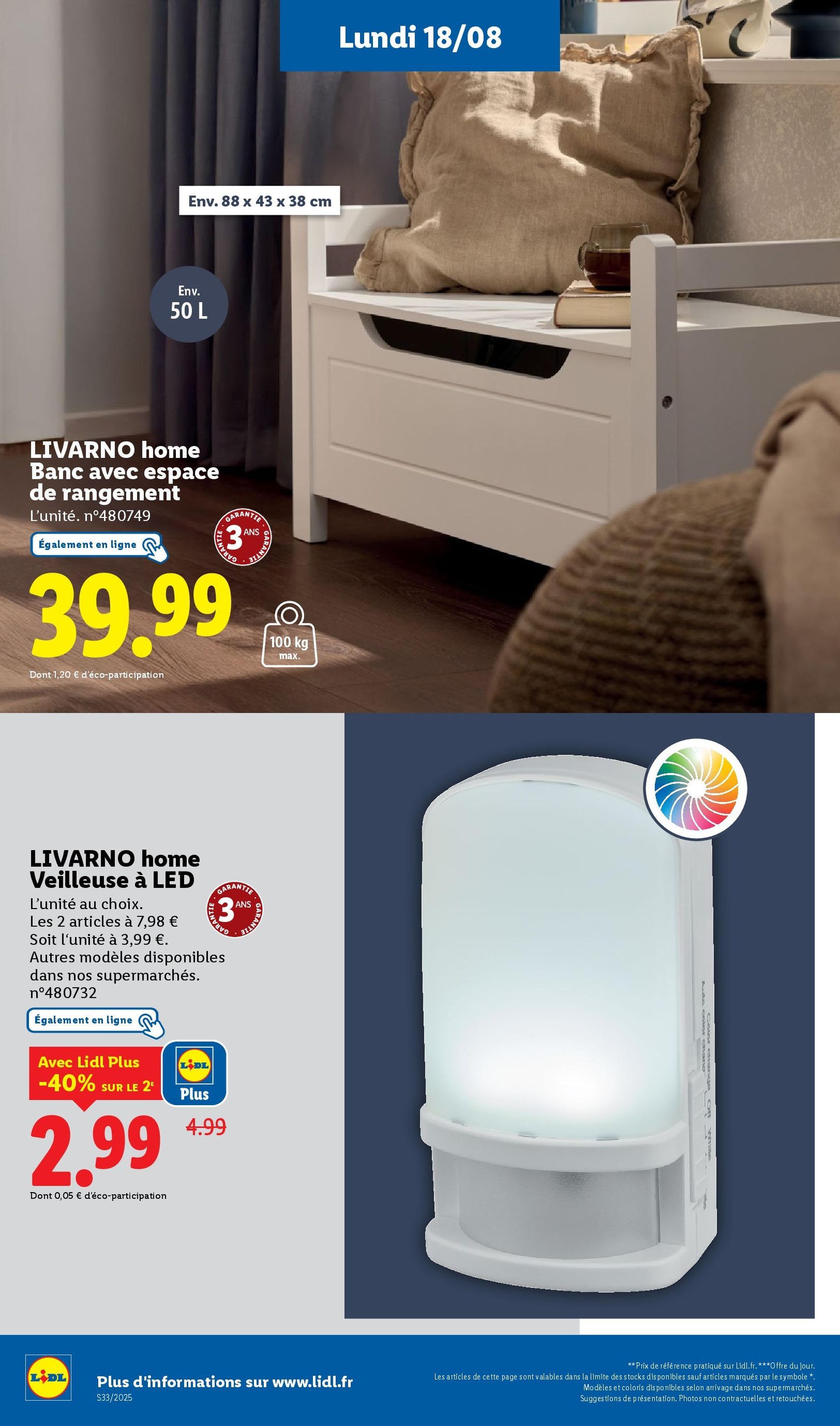 LIDL catalogue semaine 32 - brochure valable à partir du 14/08/2025, page 62 sur 72