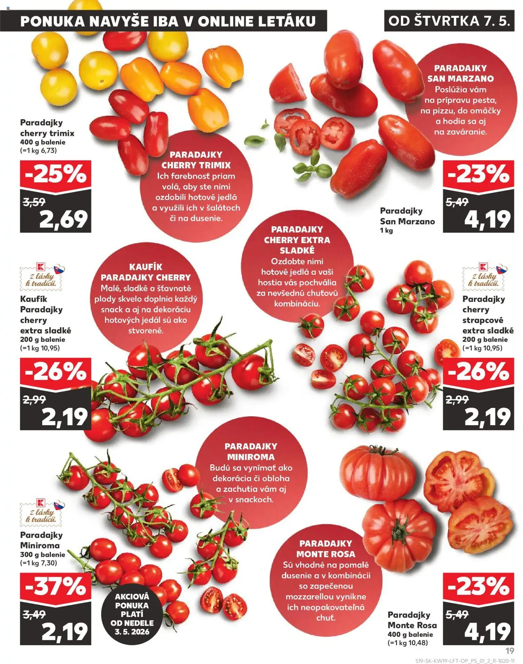 Kaufland SK - akciós újság - 2026.05.07. érvényes szórólap 19 oldal 76 oldalból