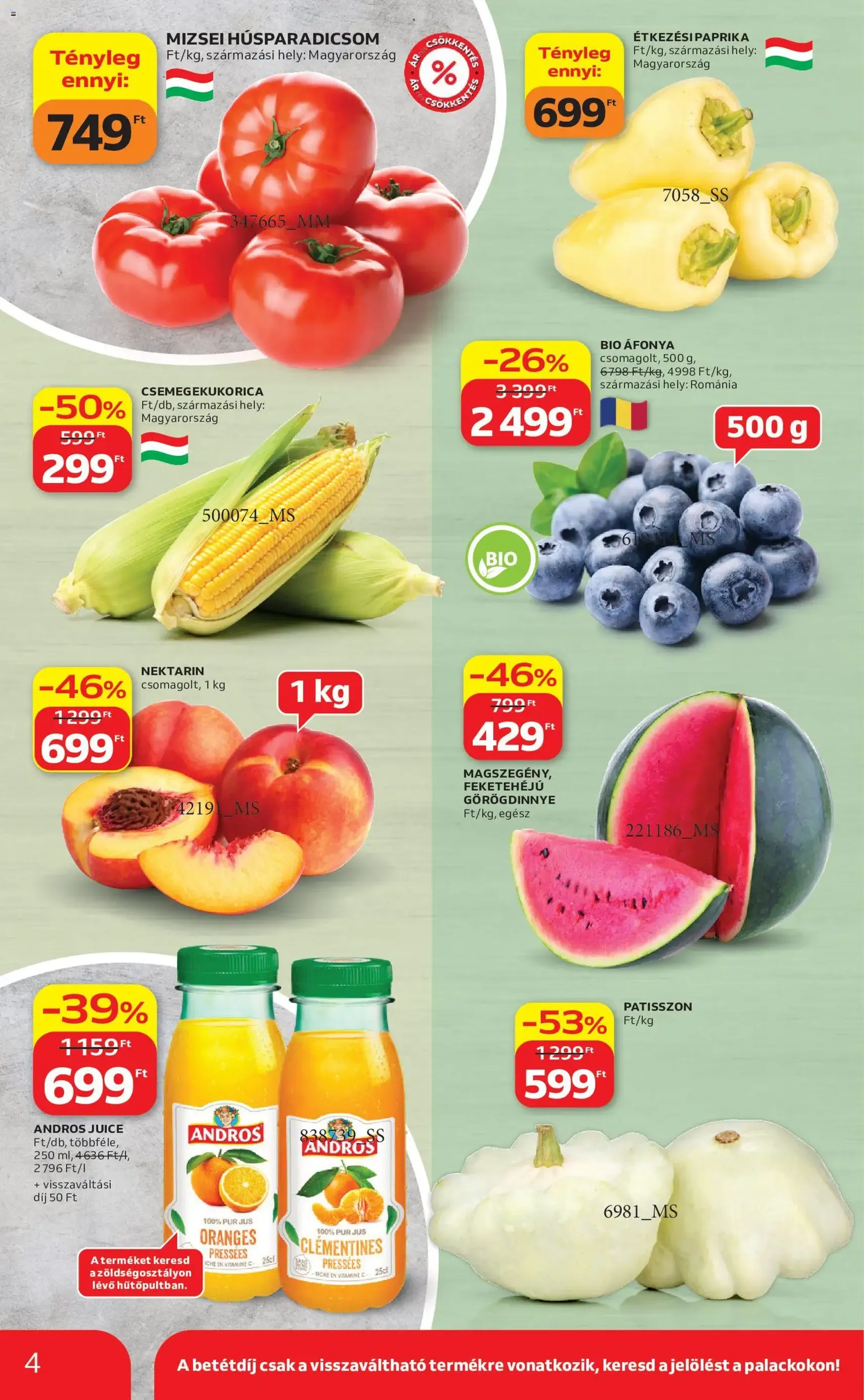Auchan akciós újság - 2026.06.25. érvényes szórólap 4 oldal 38 oldalból
