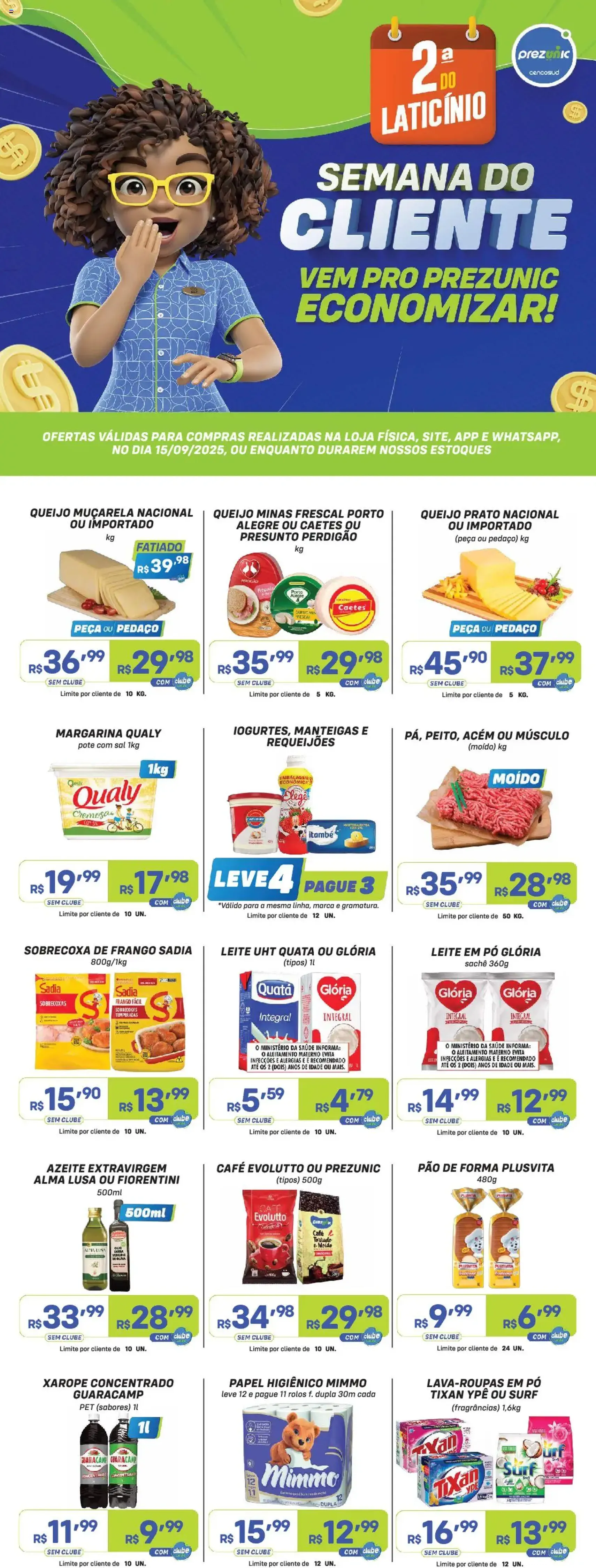 Encarte Prezunic - folheto válido a partir de 15/09/2025 página 1 de 1