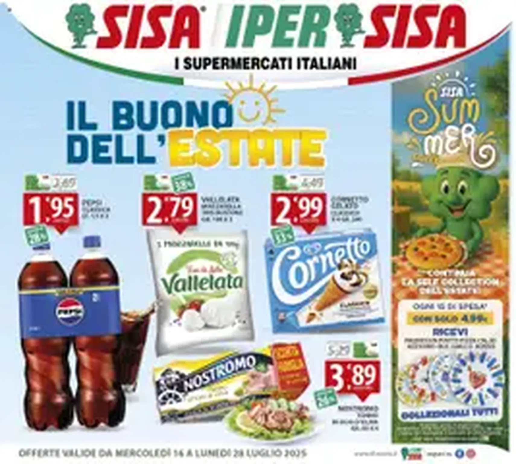 Volantino SISA - volantino valido dal 16/07/2025 pagina 1 di 1