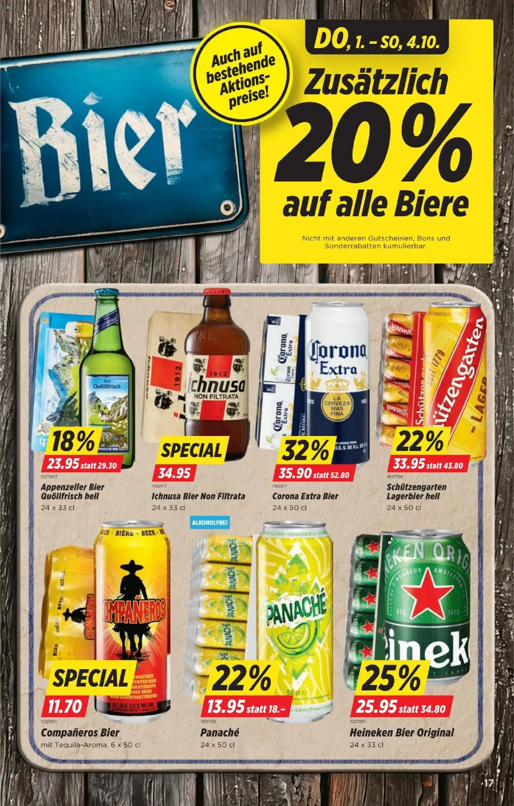 Denner aktionen - Gültiger Prospekt ab 01.10.2026, Seite 17 von insgesamt 24