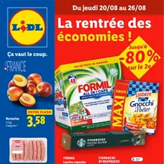 LIDL catalogue - Prévisualisation du catalogue valable à partir du 20/08/2026