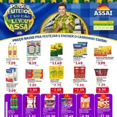 Assaí Atacadista ofertas - pré-visualização do folheto, válido a partir de 22/06/2026