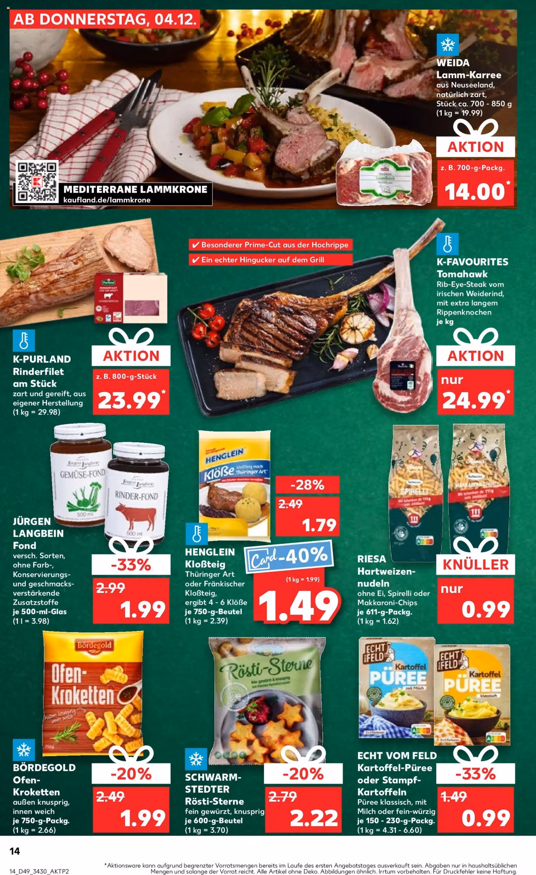 Kaufland Prospekt - Gültiger Prospekt ab 04.12.2025, Seite 14 von insgesamt 66