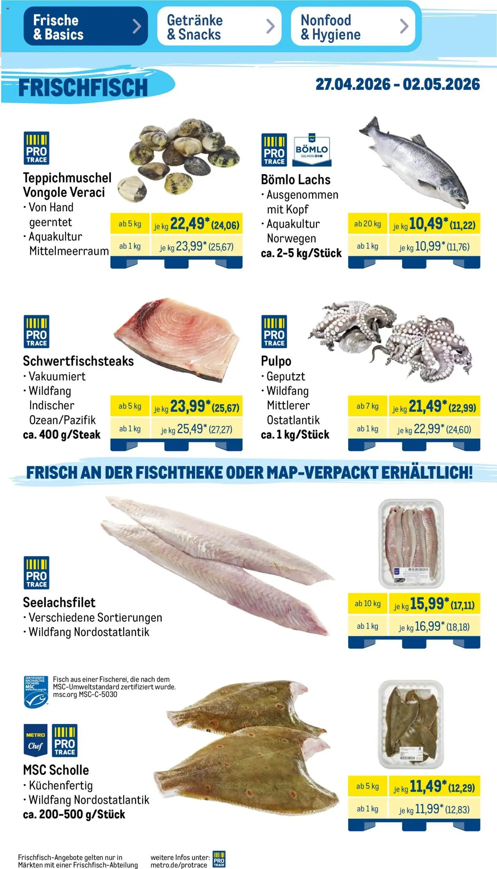 Metro Prospekt - Gültiger Prospekt ab 27.04.2026, Seite 7 von insgesamt 52