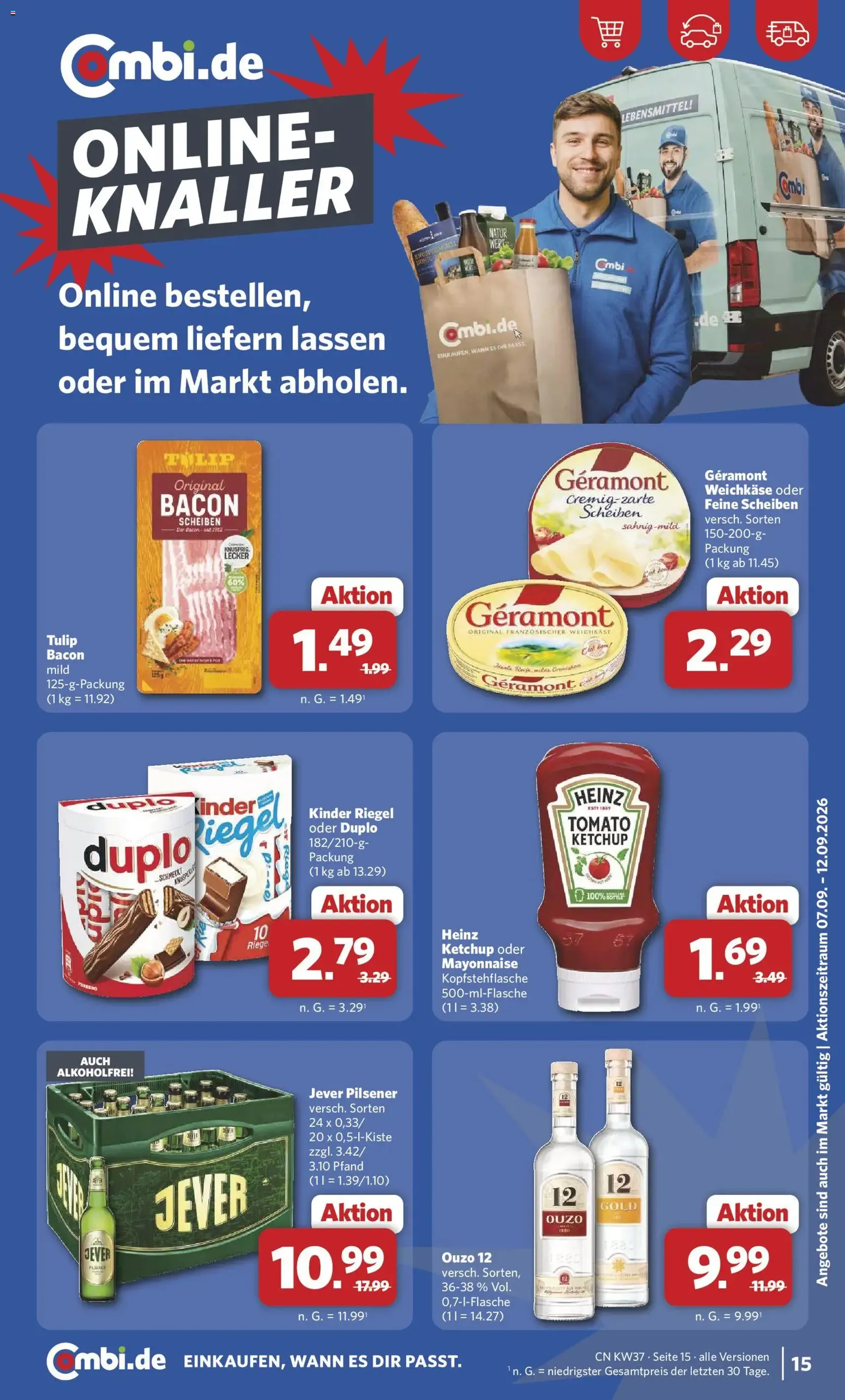 Combi Prospekt - Gültiger Prospekt ab 07.09.2026, Seite 15 von insgesamt 33