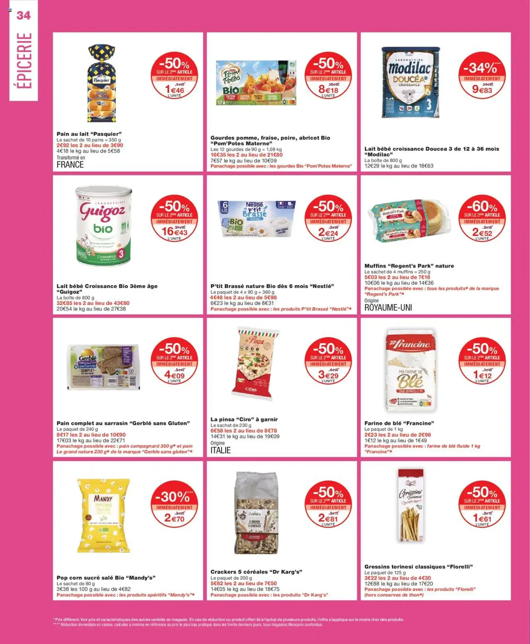 Monoprix catalogue - brochure valable à partir du 04/10/2025, page 34 sur 61