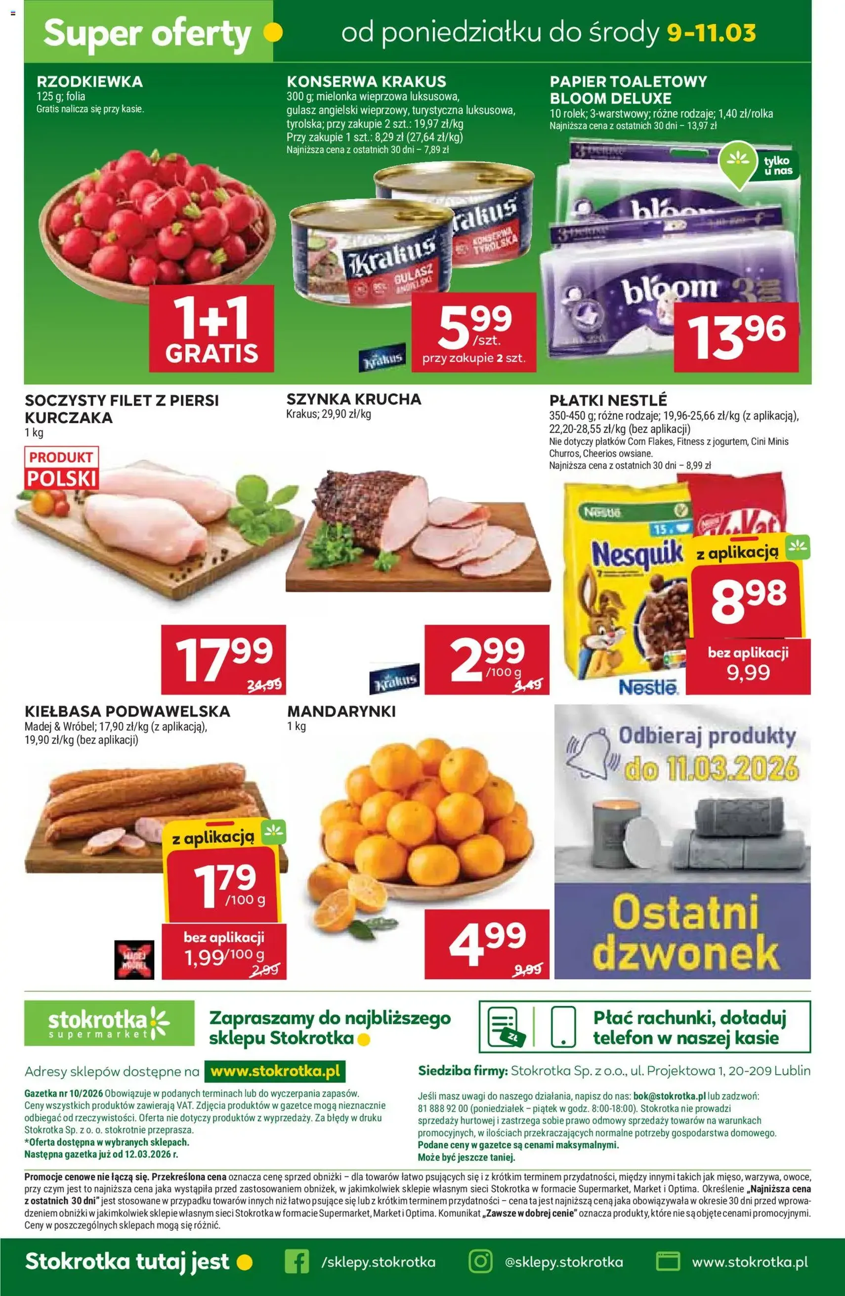 Stokrotka gazetka - ważny gazetka od 05.03.2026 strona 57 z 58