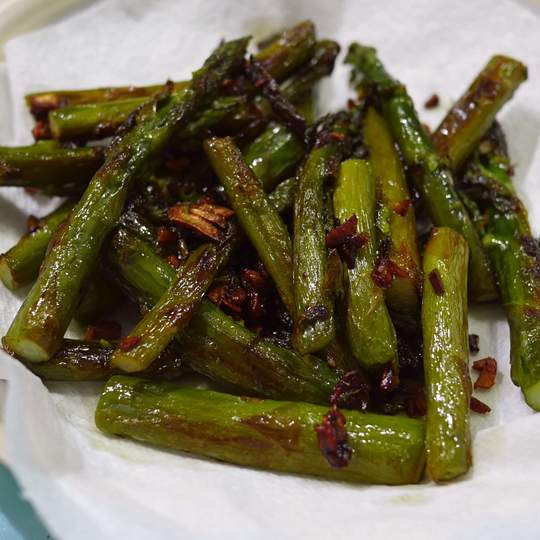 Anteprima ricetta Asparagi saltati in padella