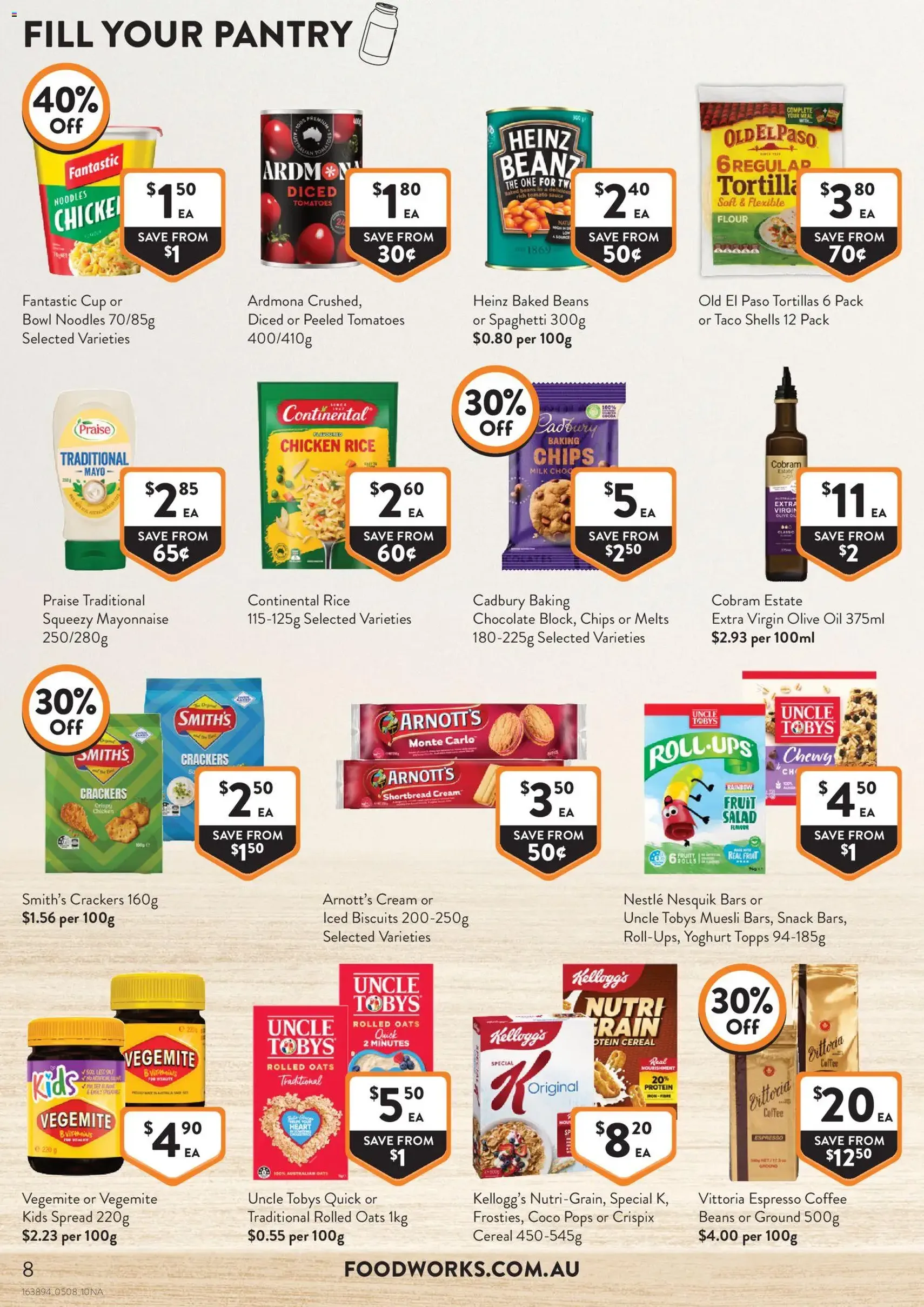 Foodworks catalogue - valid flyer from 05/08/2026, page 8 of 10