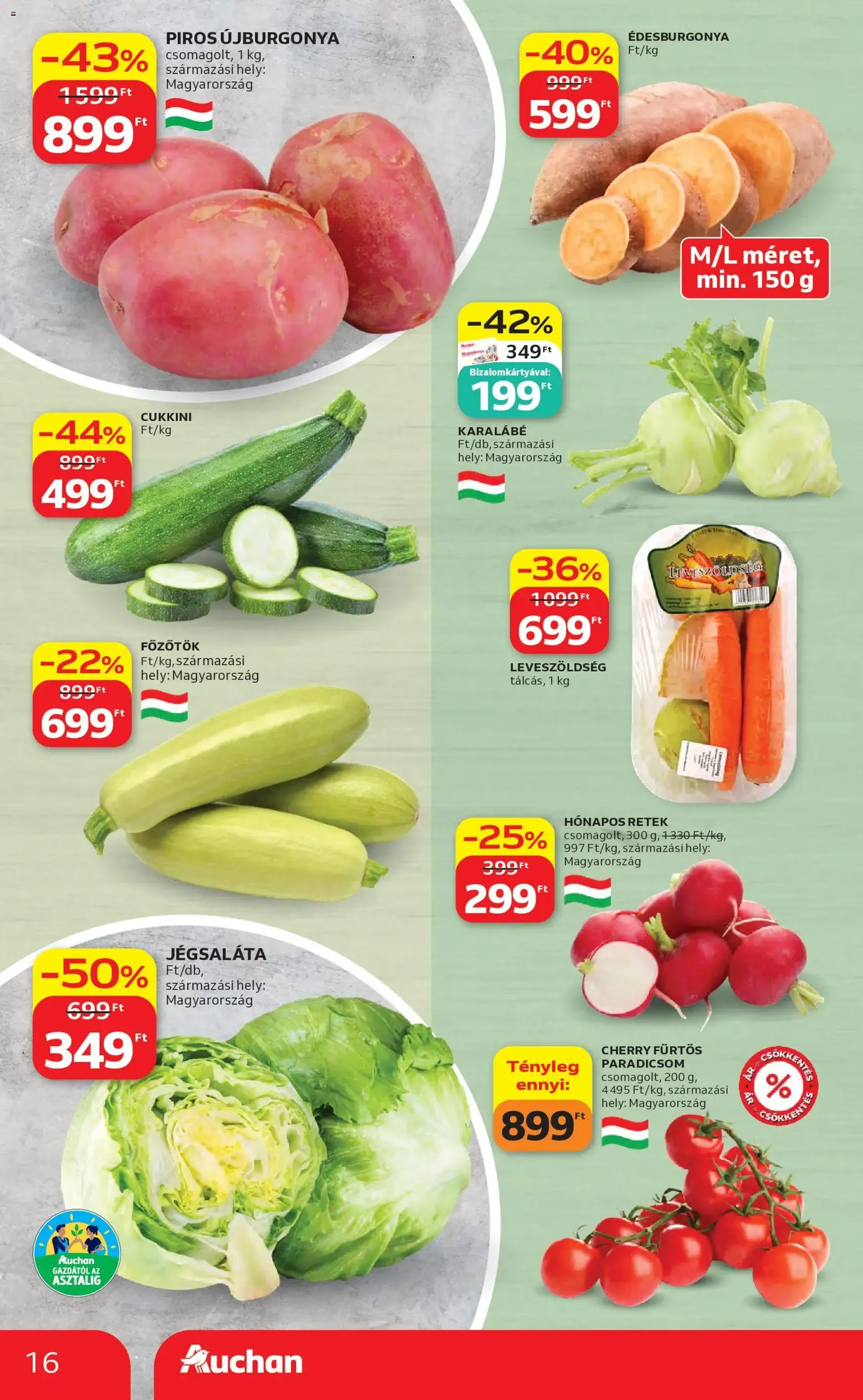 Auchan akciós újság - 2026.05.14. érvényes szórólap 16 oldal 58 oldalból