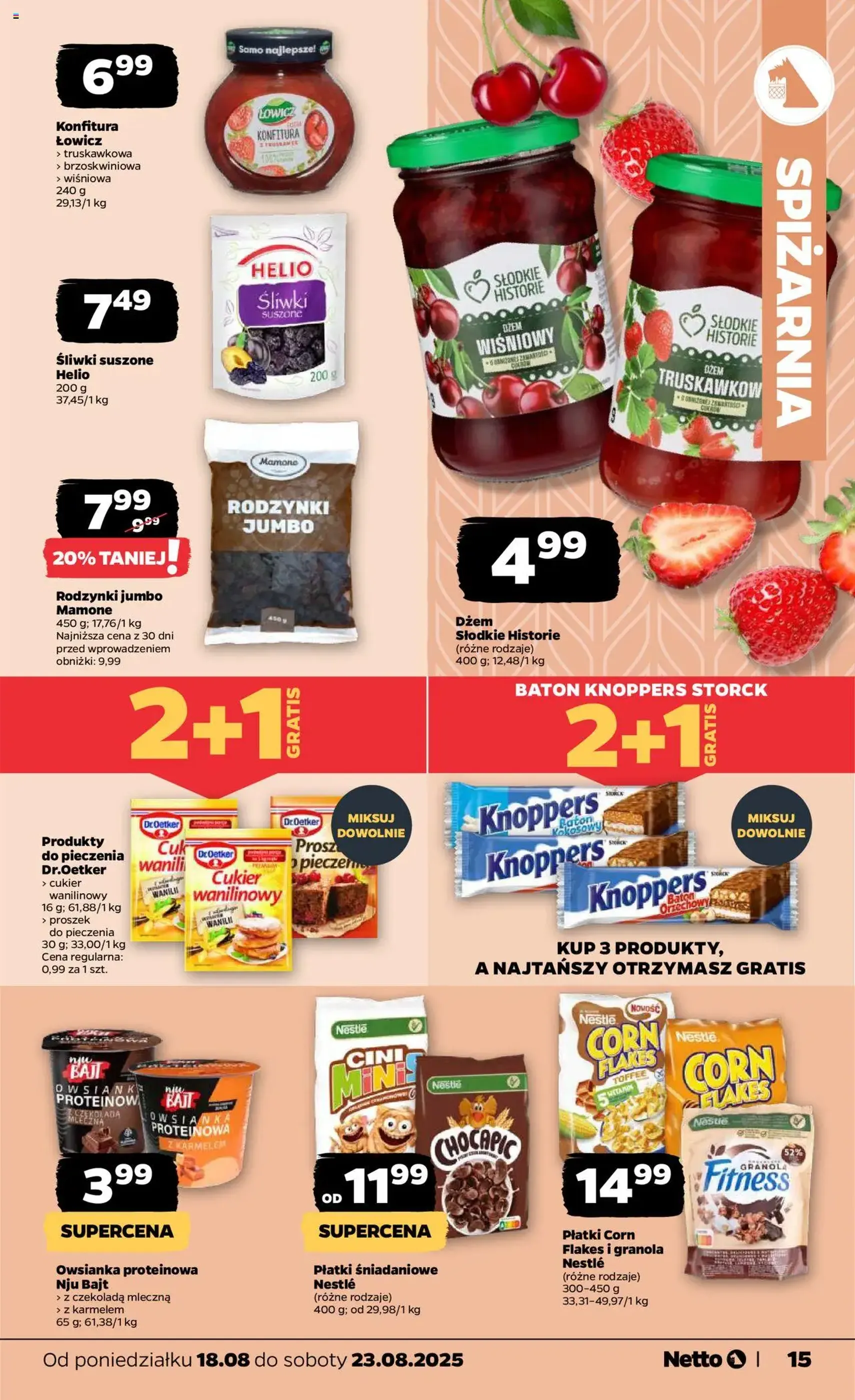 Netto gazetka - Spożywcza - ważny gazetka od 18.08.2025 strona 15 z 27 Netto gazetka - Spożywcza - ważny gazetka od 18.08.2025 strona 15 z 27