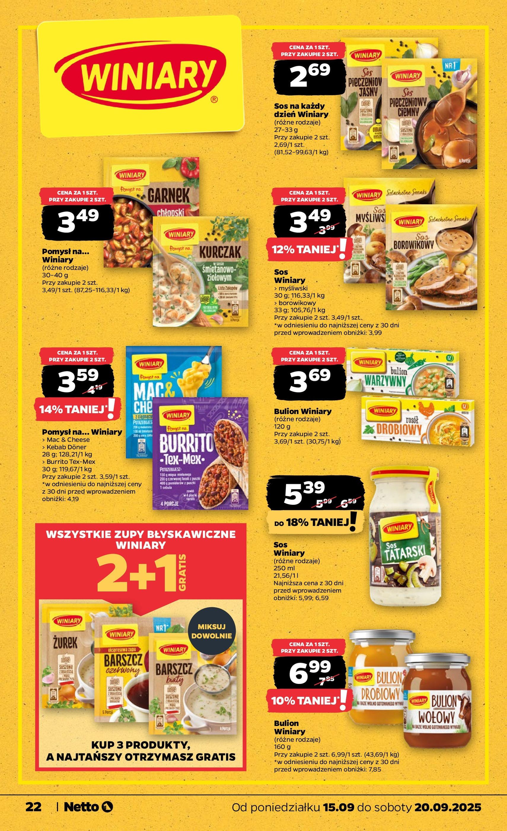 Netto gazetka - Spożywcza - ważny gazetka od 15.09.2025 strona 22 z 34 Netto gazetka - Spożywcza - ważny gazetka od 15.09.2025 strona 22 z 34