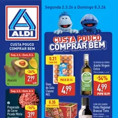 Aldi folheto - pré-visualização do folheto, válido a partir de 02/03/2026