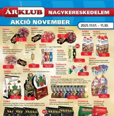 ÁRKLUB Akciós újság - szórólap előnézete érvényes 2025.11.01. -tól